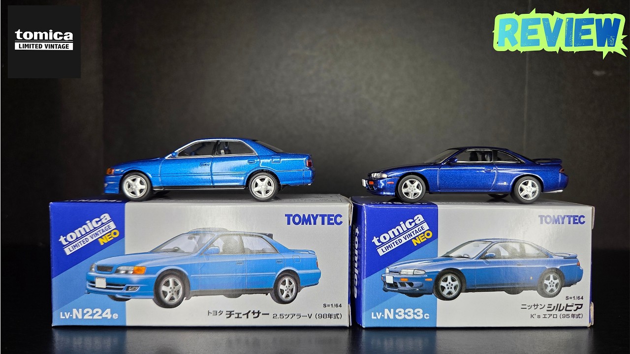 Tomica Limited Vintage - Nissan Silvia K's Aero & Toyota Chaser
