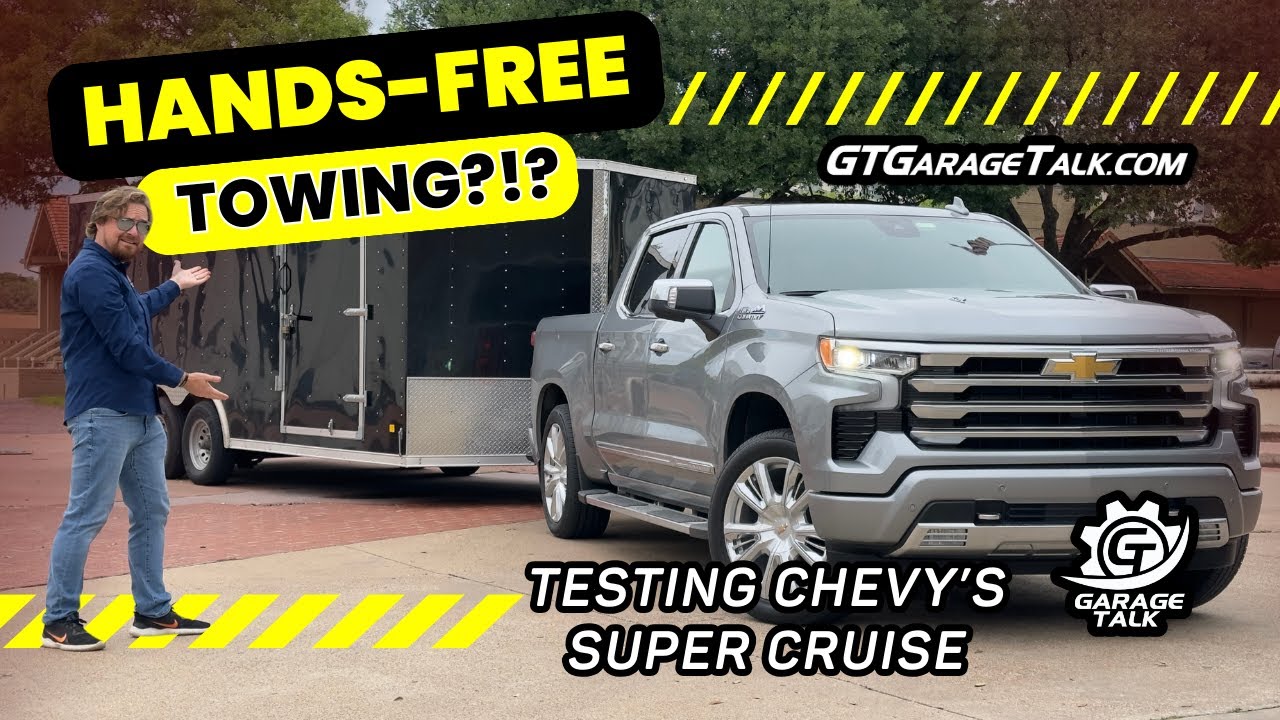 Буксировка без помощи рук?!? Мы тестируем Chevrolet Super Cruise в Форт-Уэрте с буксируемой массо...