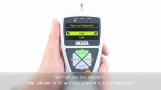 Users Guide Digital Force Gauges ZTSZTA Series Set High Low Setpoints