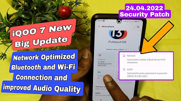 iQOO 7 New software update April-2023 |Network issue fixed &Wifi-BT Audio Quality improved#android14