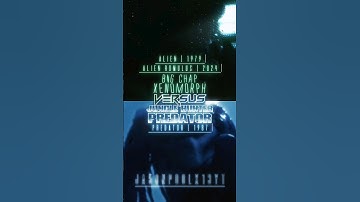 Xenomorph (1979) Vs Jungle Hunter Predator #alien #predator #avp #yautja #vs #shorts #edit