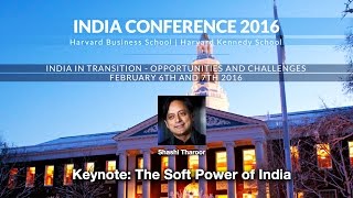 2016 India Conference Keynote: The Soft Power of India - Shashi Tharoor screenshot 5