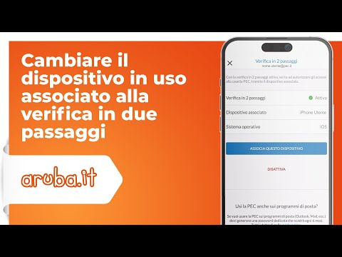 Cambiare il dispositivo in uso associato alla verifica in due passaggi