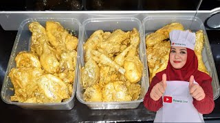 Ayam Goreng Kunyit Ala Mat Rock dan Sambal Belacan Padu. 