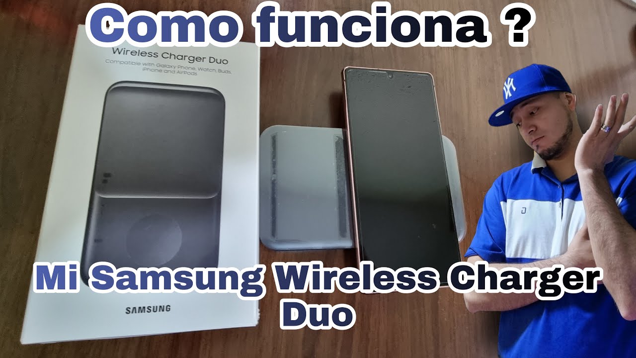 Como funciona mi Samsung Wireless Charger Duo #samsung #Wirelesschargerduo  #cargadorinalambrico - YouTube