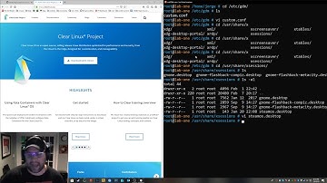 Using Clear Linux as a SteamOS-like console operating system