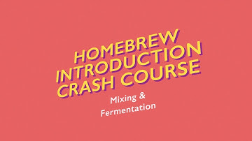 Homebrew Introduction Crash Course | Mixing & Fermentation - The Sool Company