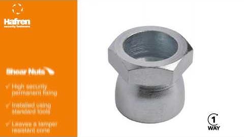 Introducing Security Shear Nuts