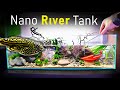 Building a NANO RIVER TANK w/ Fast Flow! (part 2) Planting | MD Fish Tanks