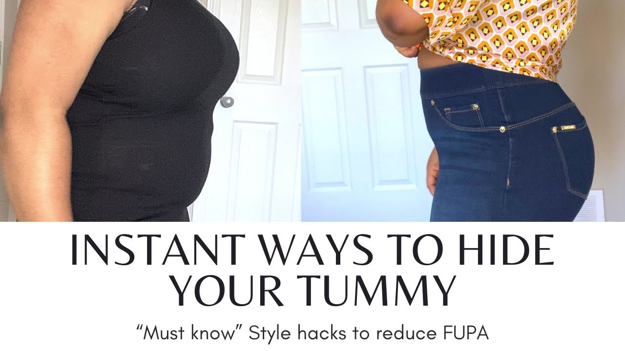 5 styling tips to help you hide your big tummy or 'fupa