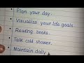 MORNING HABITS FOR HEALTHY MIND | 10 Morning Habits To Change Your Life |सफल लोगो की सुबह की 10 आदते