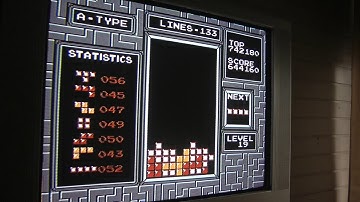 TETRIS NES NTSC lvl 18 max out& level 30