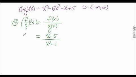 College Algebra--Section 2.6: Combining Functions