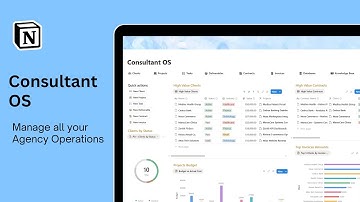 Notion Consultant OS – The Only Tool You Need to Run Your Consulting Agency Efficiently
