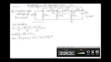lec 1. 6 nodal analysis   dependent voltage source