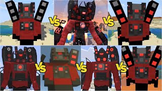 Evolution of Upgraded Titan Speakerman in MINECRAFT