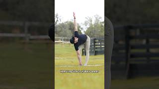 Hamstring Stretch with Back Opener: Equestrian Fitness Exercises for Horse Riders by Karzan Hughes