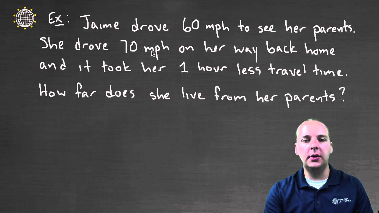 Motion Problem - Example 1 - YouTube