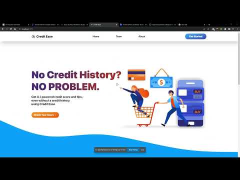 8. Improved credit scoring (FinTech) | Credit Score Predictor built with Reactjs, Flask using KNN