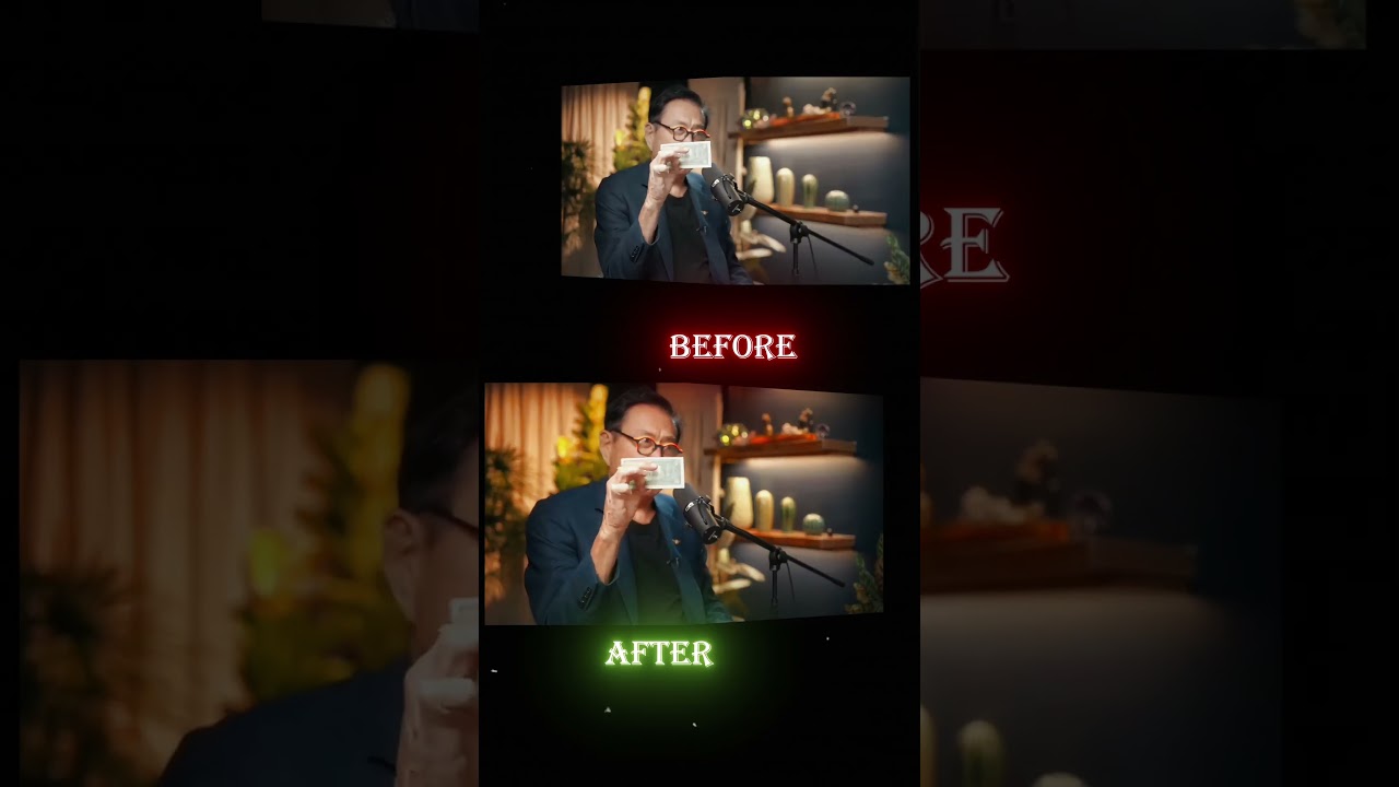 longform video editing before and after