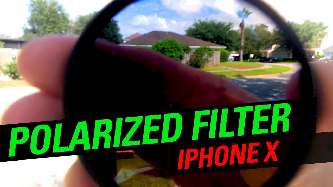 POLARIZED FILTER on IPHONE using MOMENT LENS FILTER ADAPTER 62mm YouTube