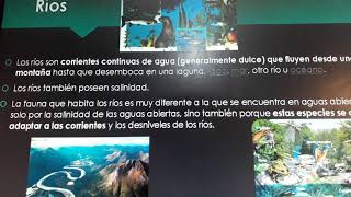 Ambientes acuaticos y de transición, información  para realizar el trabajo n°4