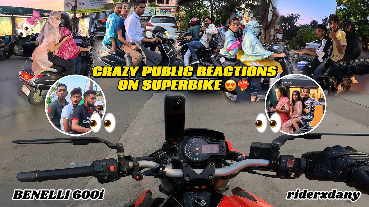 RIDING MY LOUDEST BENELLI 600i IN CITY ❤️‍🔥 | PUBLIC REACTIONS 👀😍 | riderxdany