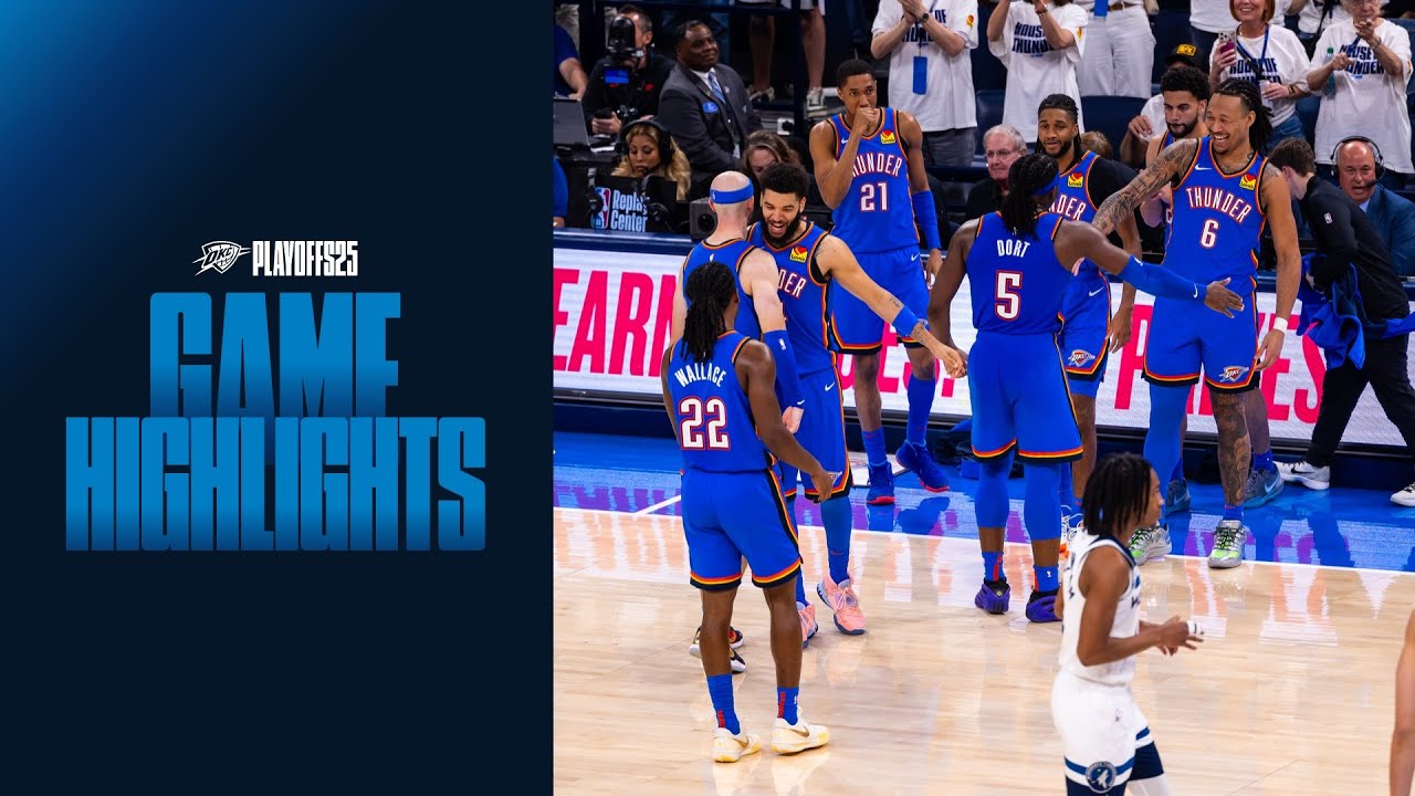 OKC Thunder vs Minnesota Timberwolves | Western Conference finals Game ...
