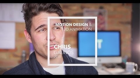 Motion Design Interview with Alumni Chris Galinos