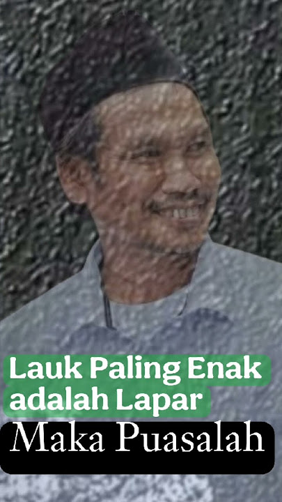 Gus Baha: Lauk Paling Enak Adalah Lapar #puasa #gusbaha #ngaji #shorts #rahmatsahid
