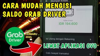 Cara Mudah Topup Isi Saldo Grab Driver Terbaru 2025