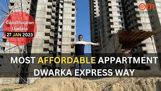Construction Update 27 Jan Pareena Om Apartments I Affordable Housing Dwarka Expressway Gurgaon