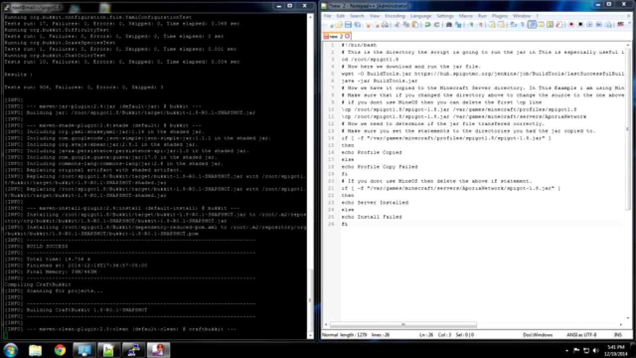 spigot-install-update-via-bash-script-linux-youtube