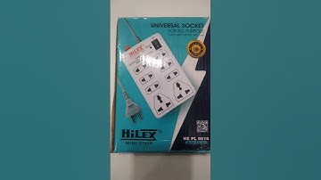 HILEX Mini Strip Extension Bord Universal Socket 8 Plug Point  3.6 Meter Wire #extentions #Hilex