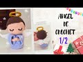 💙 Angel de crochet para colgar en el árbol