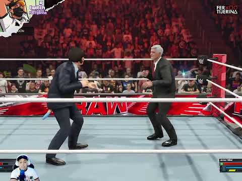 AMLO vs Javier Milei en WWE 2K24