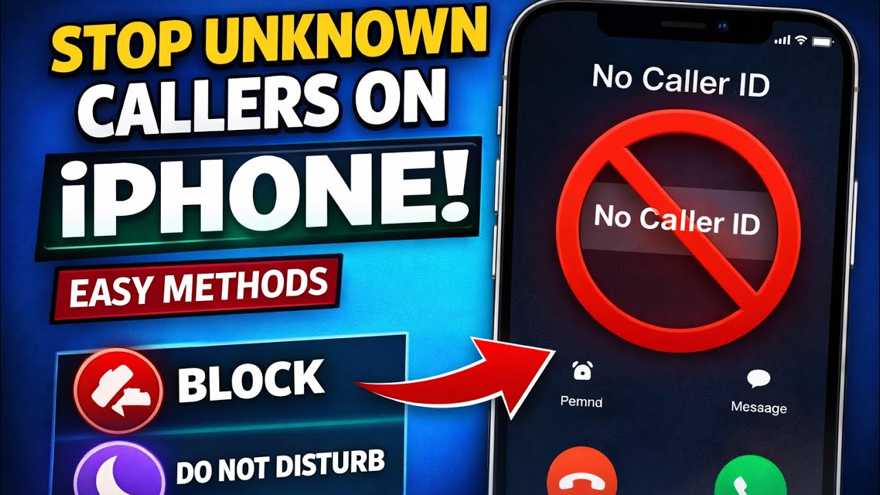 How to Stop No Caller ID Calls on iPhone (2 Easy Methods) - YouTube