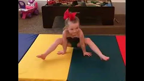 Kaylee's gymnastics evolution age 3-6