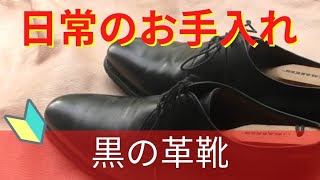 【初心者でもここまでできる】黒の革靴日常のお手入れ