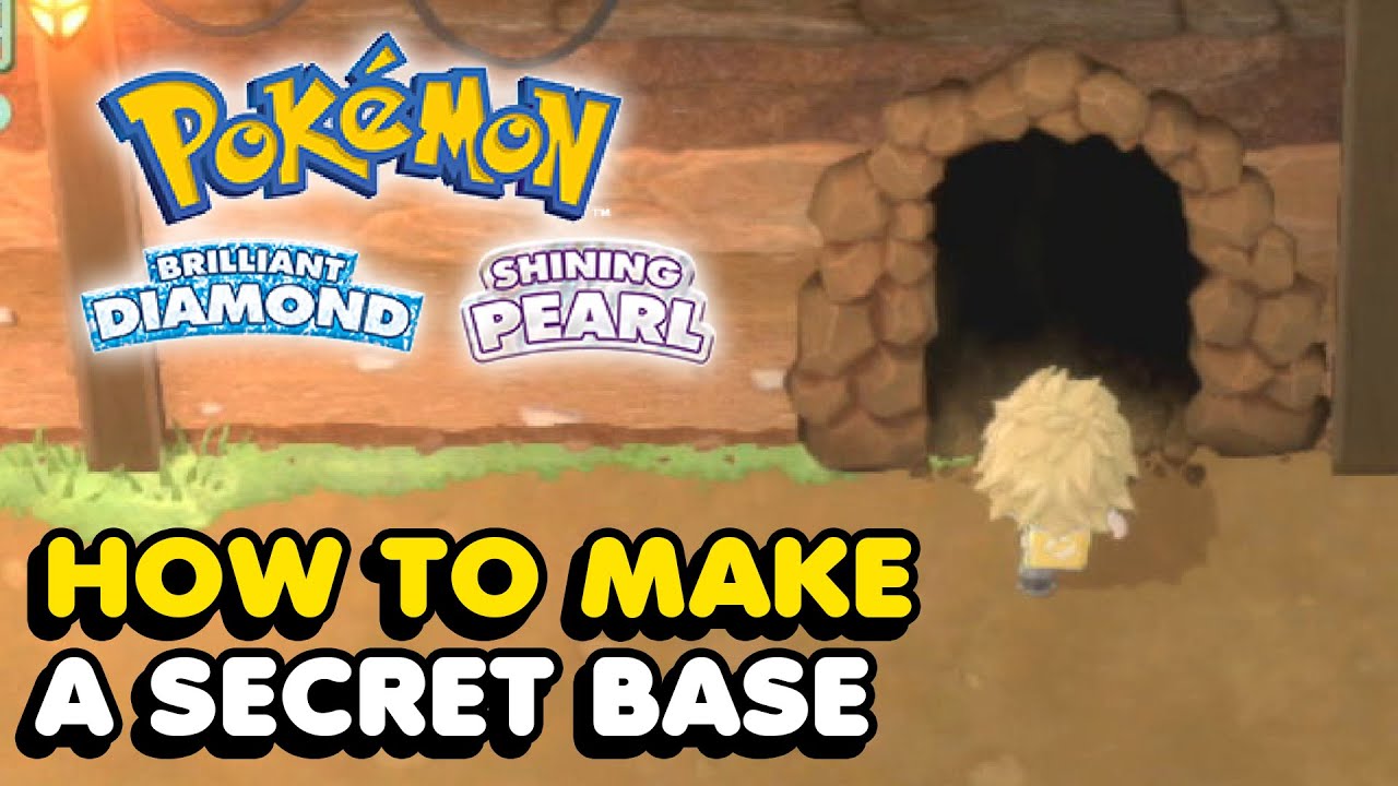 How To Make A Secret Base Underground In Pokemon Brilliant Diamond & Shining Pearl