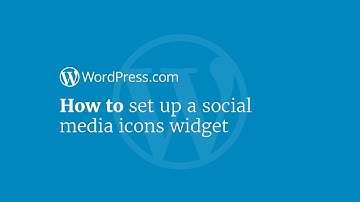 WordPress Tutorial: How to Set Up a Social Media Icons Widget