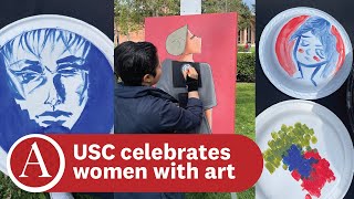 USC celebrates women with art | ATVN Wed. March 8, 2023