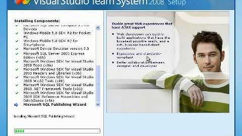 Cai datt Visual Studio 2008 và SQL Server 2005 Express