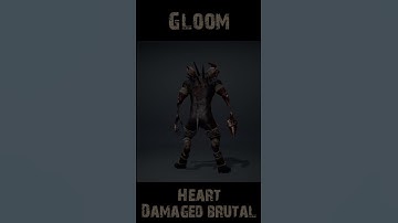 Gloomheart Damaged Brutal 360 #character #rogerkint #3d #animation #gaming #unity #unreal #gloom