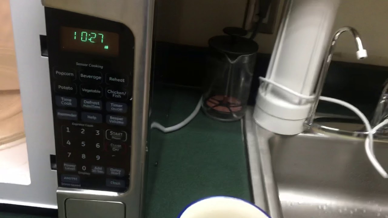 Beware of superheated microwave tea water. YouTube