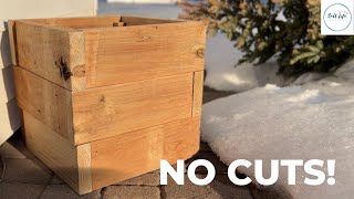 Simple Cedar Planter Box - ONLY USED ONE TOOL - by Drew Larsen Designs 296 views 1 year ago 3 minutes, 59 seconds