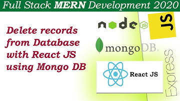 React Js DELETE data Mongo DB | MERN Development (Mongo db, Express, React, Node Js)  | Lecture 30