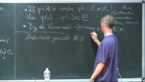 Hyperbolic surfaces and Teichmuller thoery - F. Gueritaud - Lecture 03