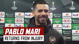 'I'm stronger than ever!' | Pablo Mari returns from injury | Arsenal 4-1 Rapid Vienna