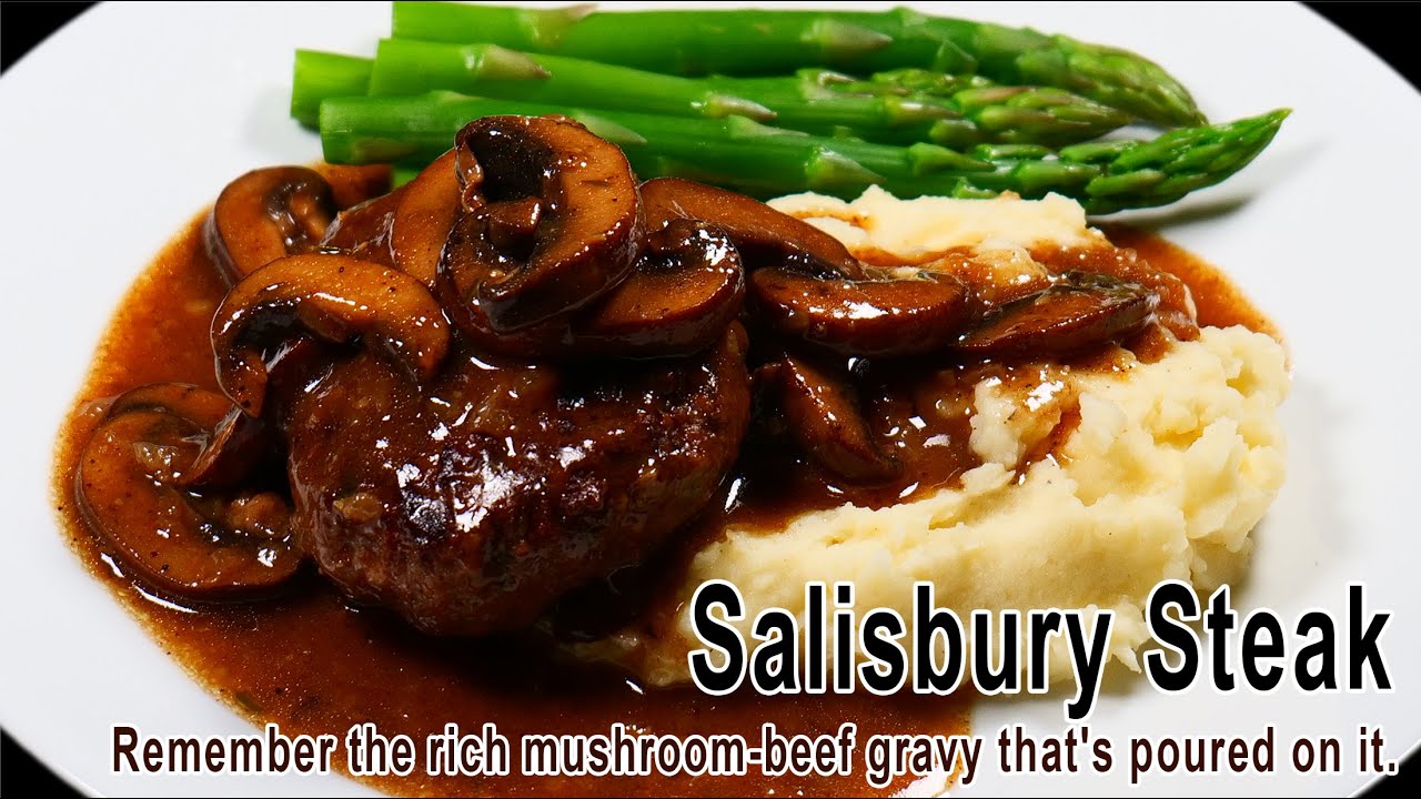 Salisbury Steak｜The Rich MushroomBeef Gravy｜One Pot 30 Minute Meal｜A